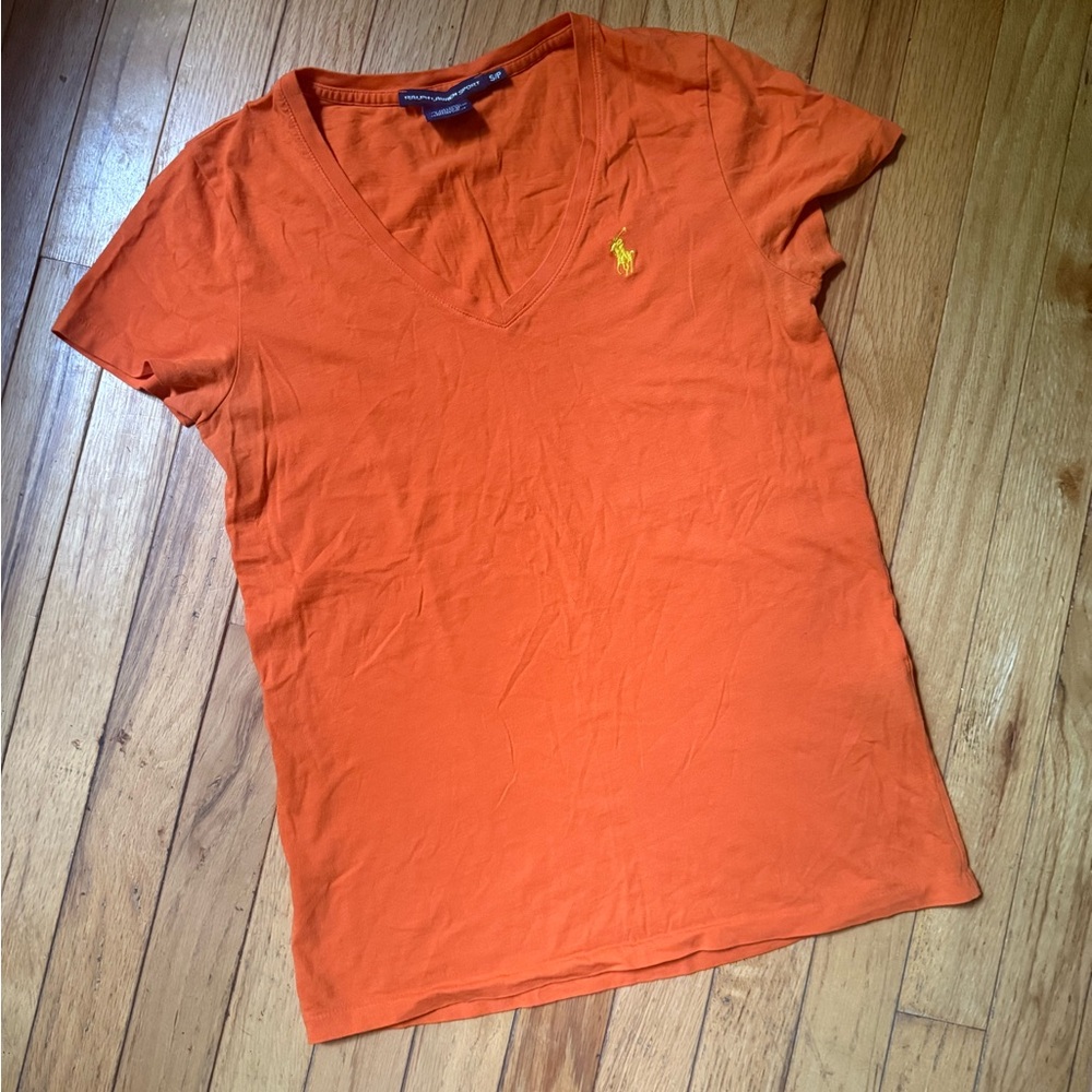 Ralph Lauren Sport Vibrant Orange Tee